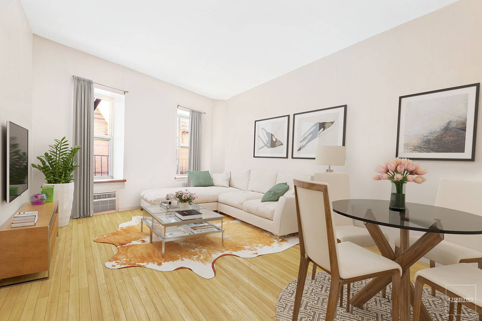 Gem on Bank Street. This over sized loft like one bedroom apartment is just minutes away from Abingdon Square Park.