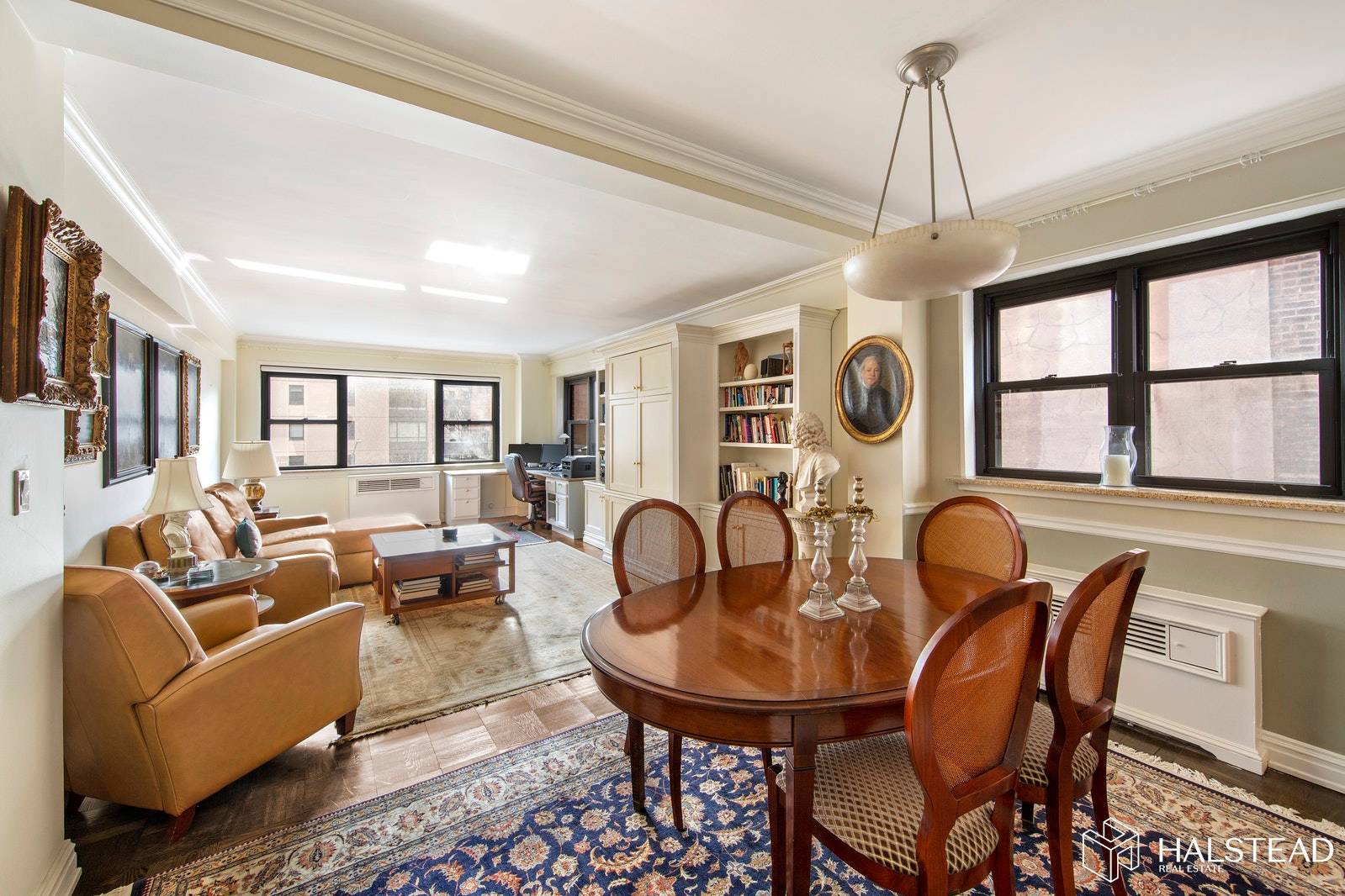 Sun flooded and spacious, this oversized one bedroom corner unit in a premier white glove 72nd Street building offers the discerning buyer a large south wing for entertaining and a ...