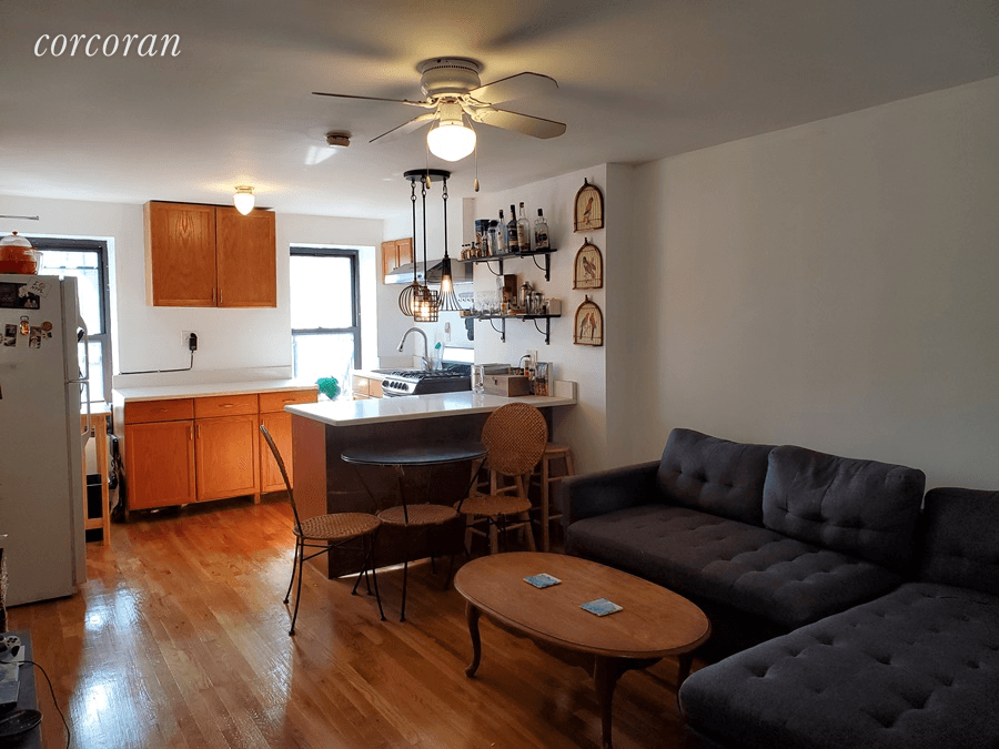Charming and bright 2 bedroom apartment in North Park Slope, off trendy 5th Avenue.