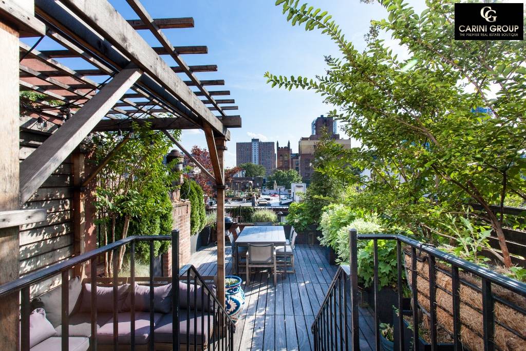 All OUTDOOR SPACE LOVERS this oasis in the middle of Manhattan with three beautifully laid out terraces is awaiting for you !