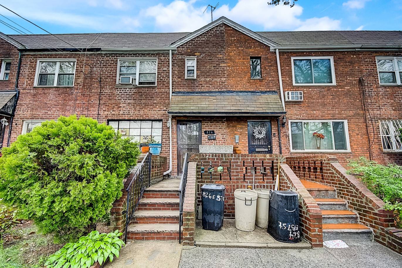 Solid brick attached home on a beautiful residential street in East Flatbush.