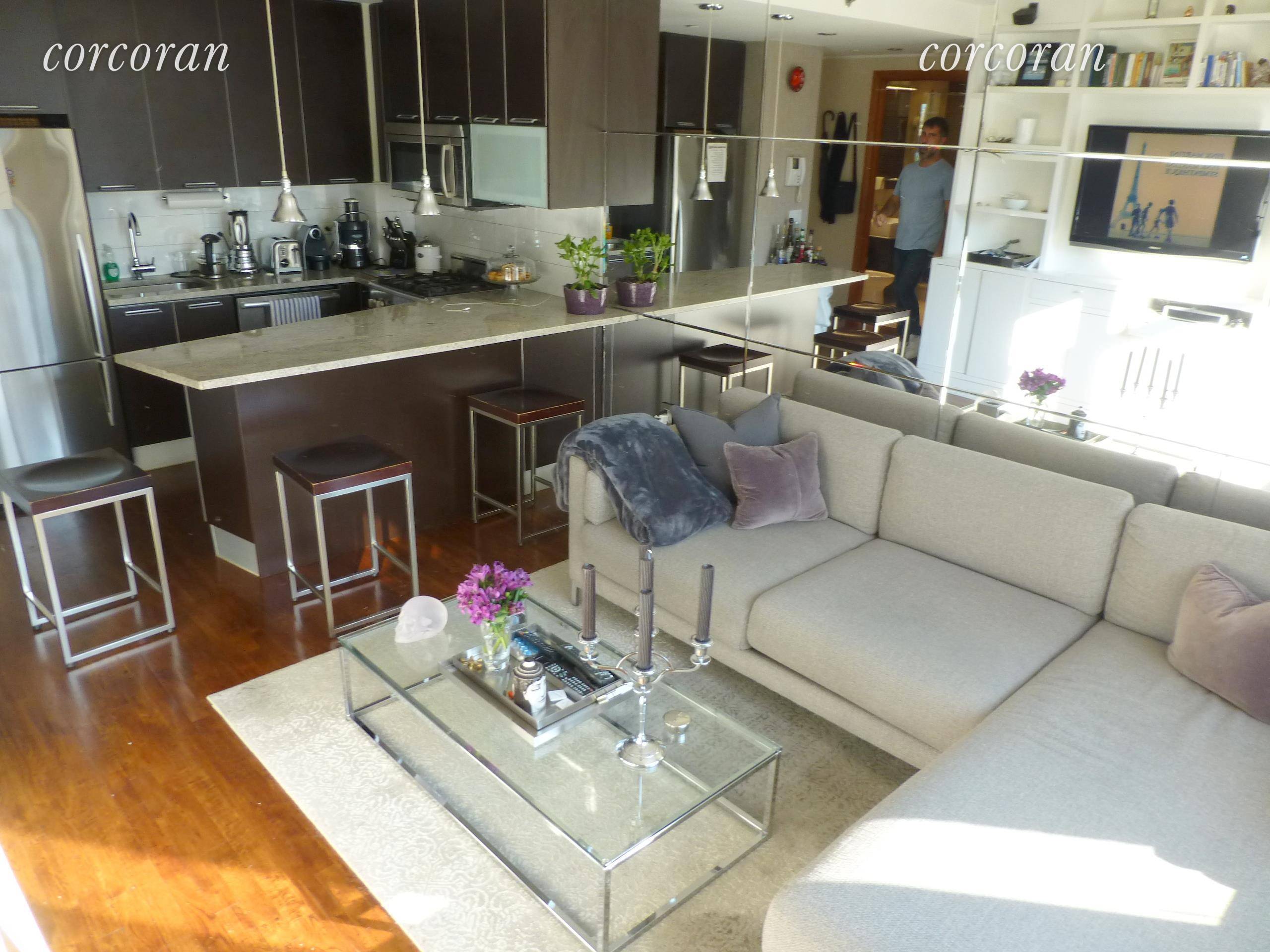 Rarely Available Stunning Sun drenched turn key short term furnished apartment in Hudson Yards.