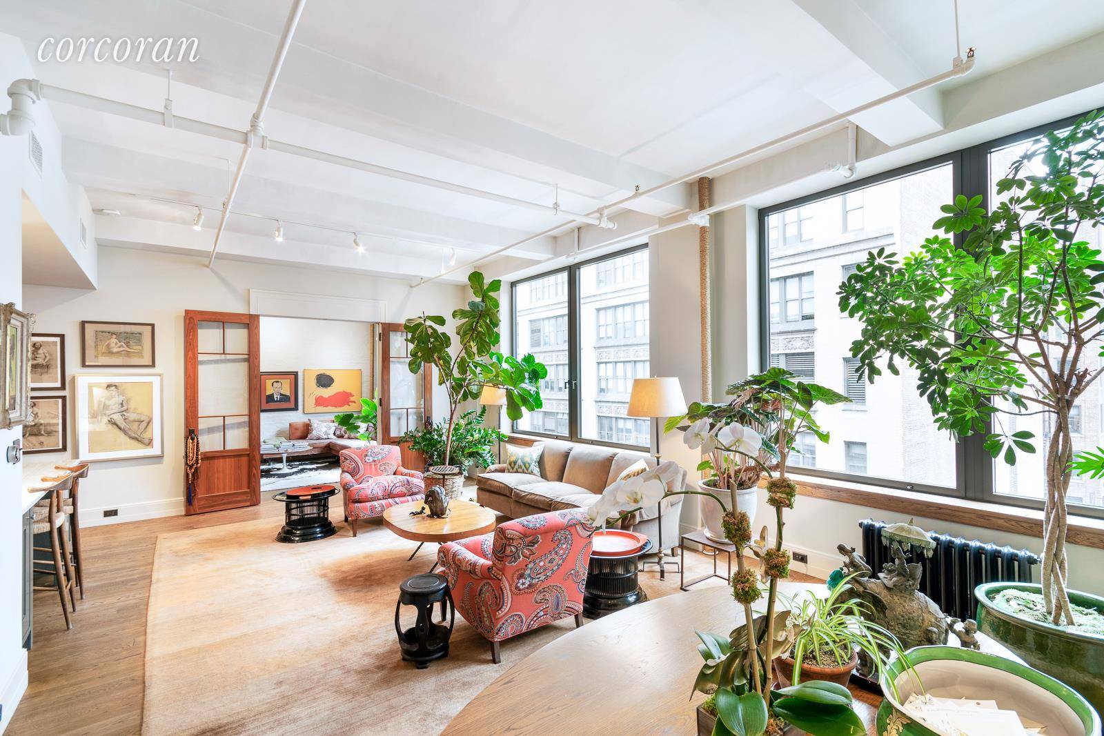This gloriously renovated 4000 square foot loft apartment, the full 9th floor, was designed by renowned decorator Fernando Santangelo of Chateau Marmont Hotel in Los Angeles fame, and is located ...