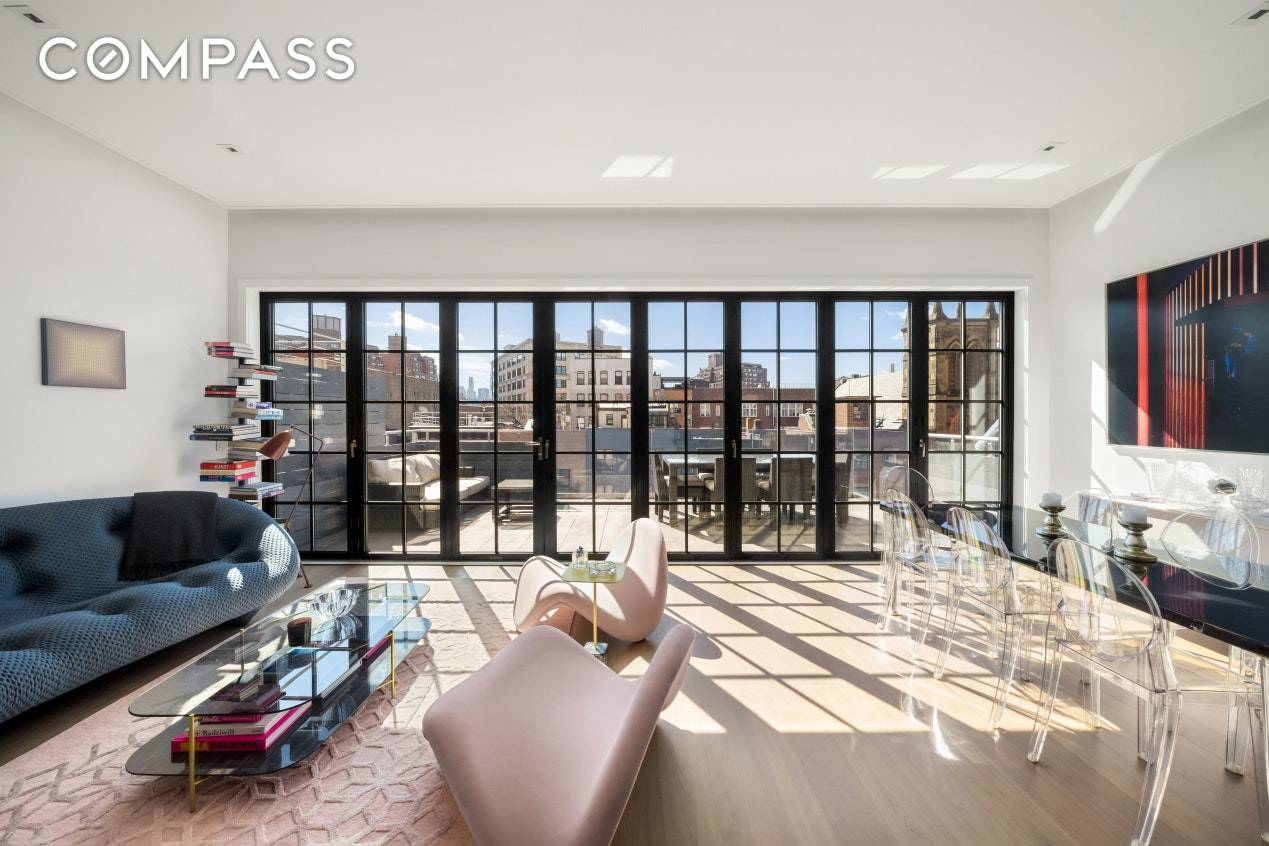 This spectacular 2 bedroom 2 bathroom penthouse is a fortress of solitude.