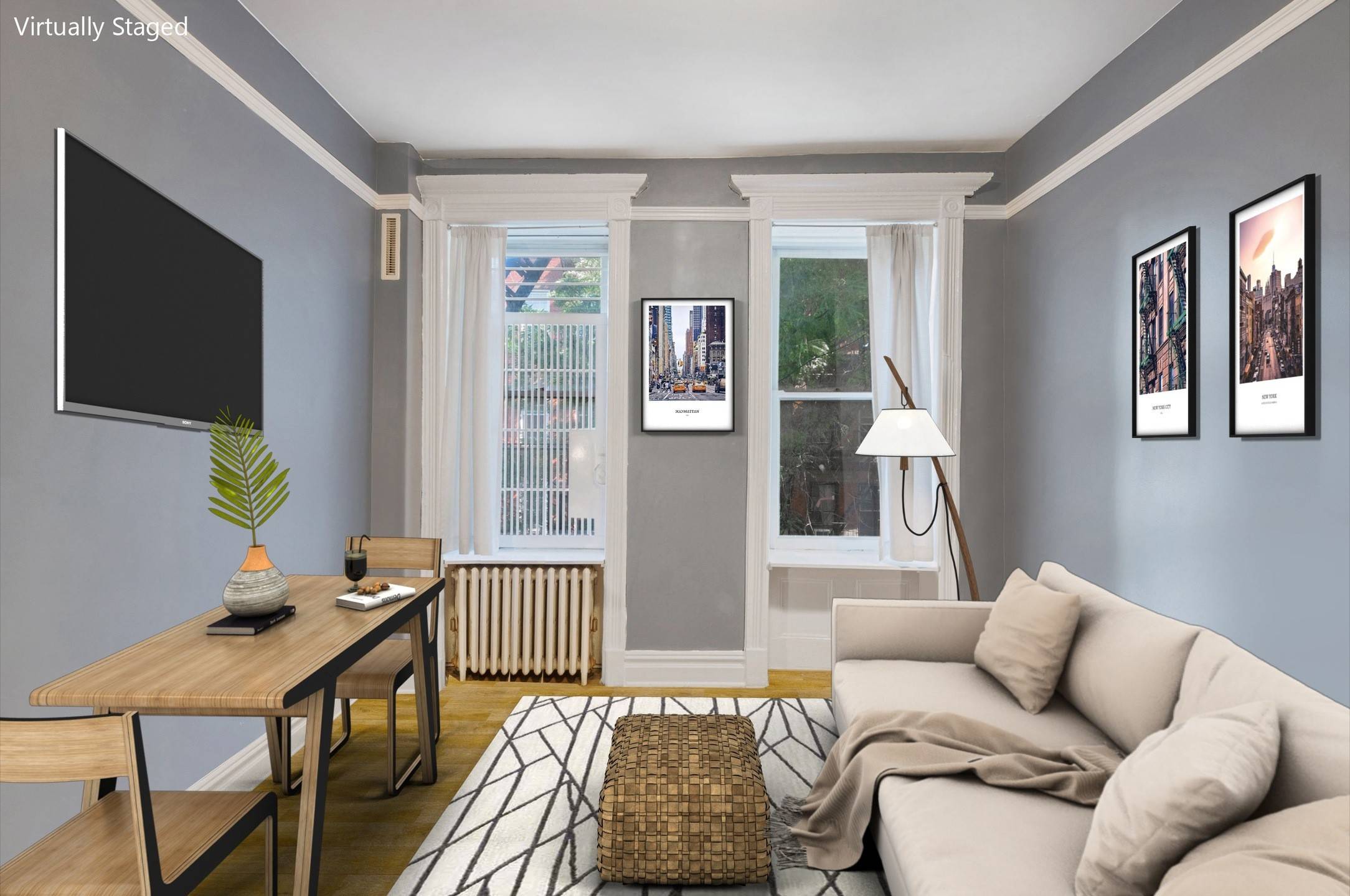 This updated light filled home is located in the heart of the desirable WEST VILLAGE neighborhood.