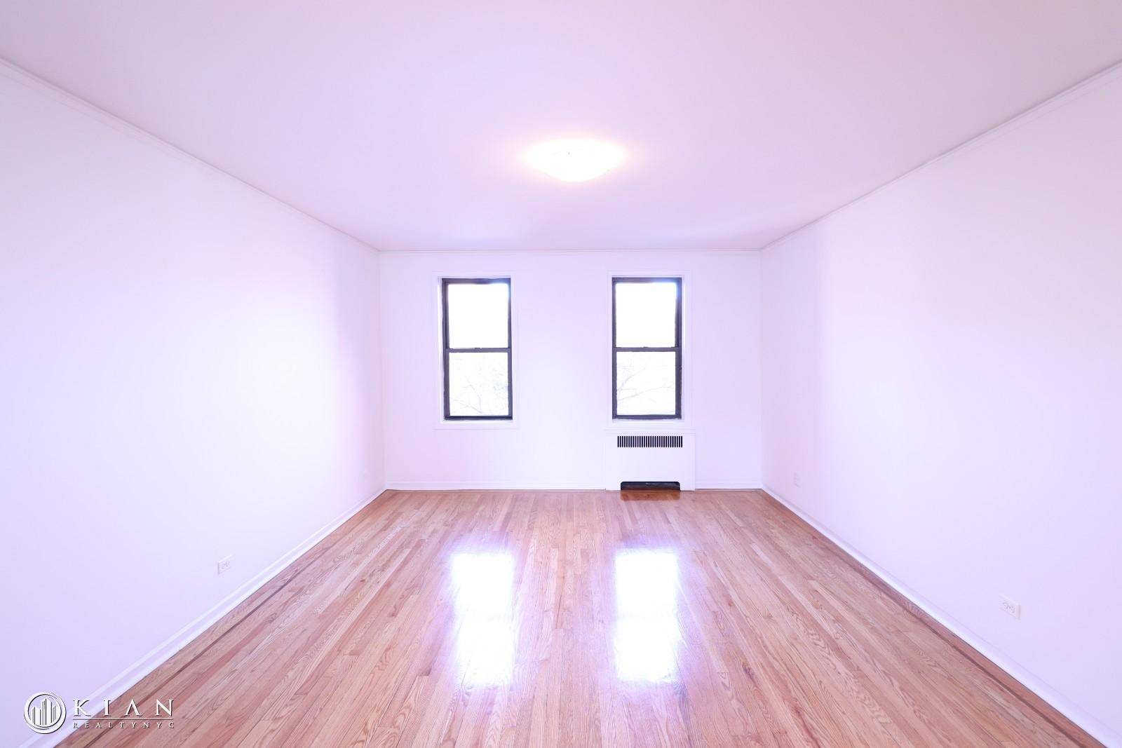 NO BROKER FEEVery spacious NEWLY RENOVATED 2 bedroom apartment located in very well maintain building with laundry inside of the building and also with garage available.