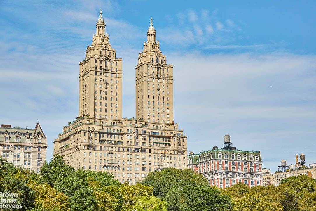Located in The San Remo, one of Central Park West's most prestigious prewar cooperatives, this impeccably restored 8 room corner apartment has magnificent scale and wonderful cityscape views.