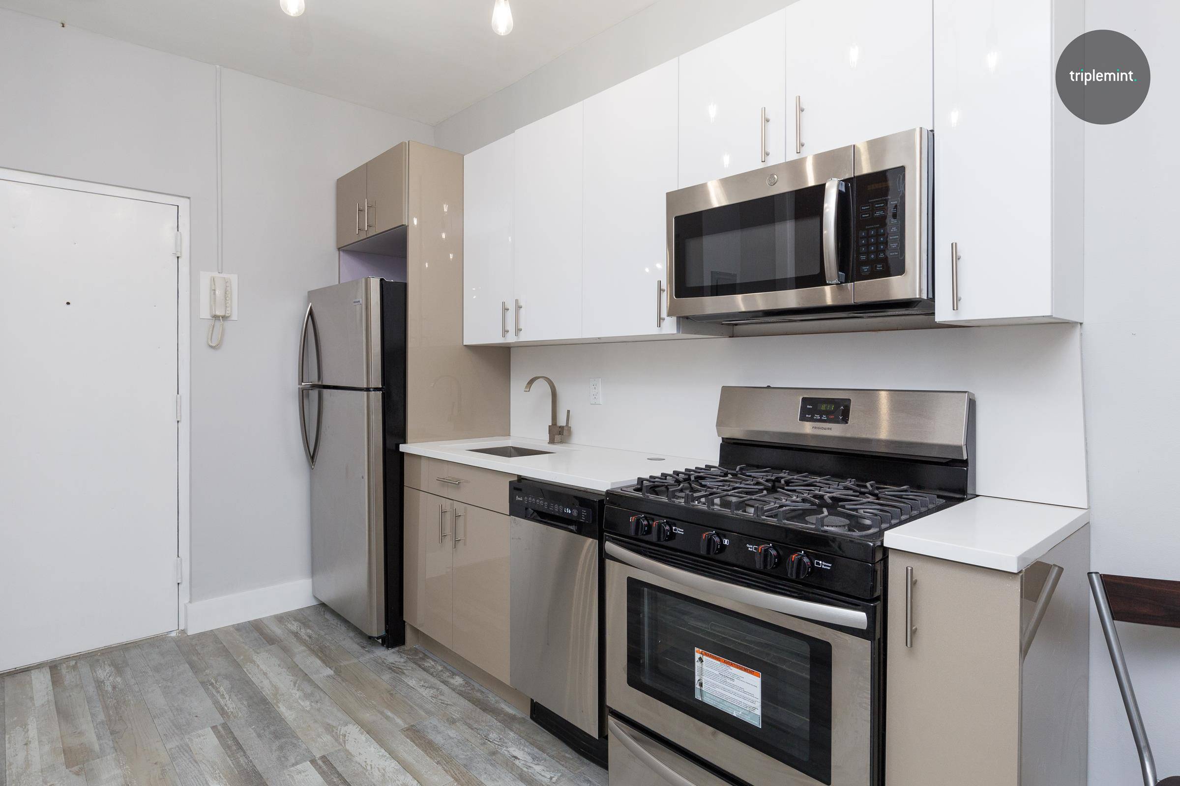 Newly renovated 3 Bed 1 Bath apartment with free hi speed WiFi and wireless charging in unit.