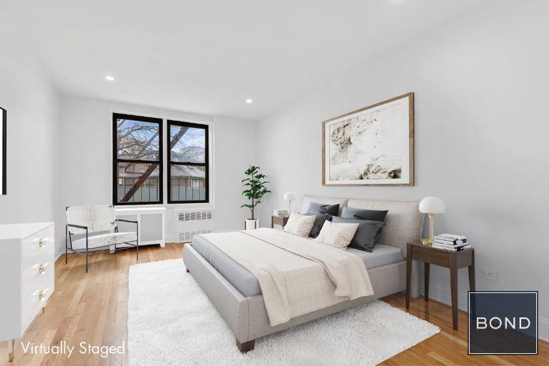 One of a kind space, recently renovated Huge 1 Bedroom CONDO in the most desirable luxury full service building in Jackson Heights Historic District !