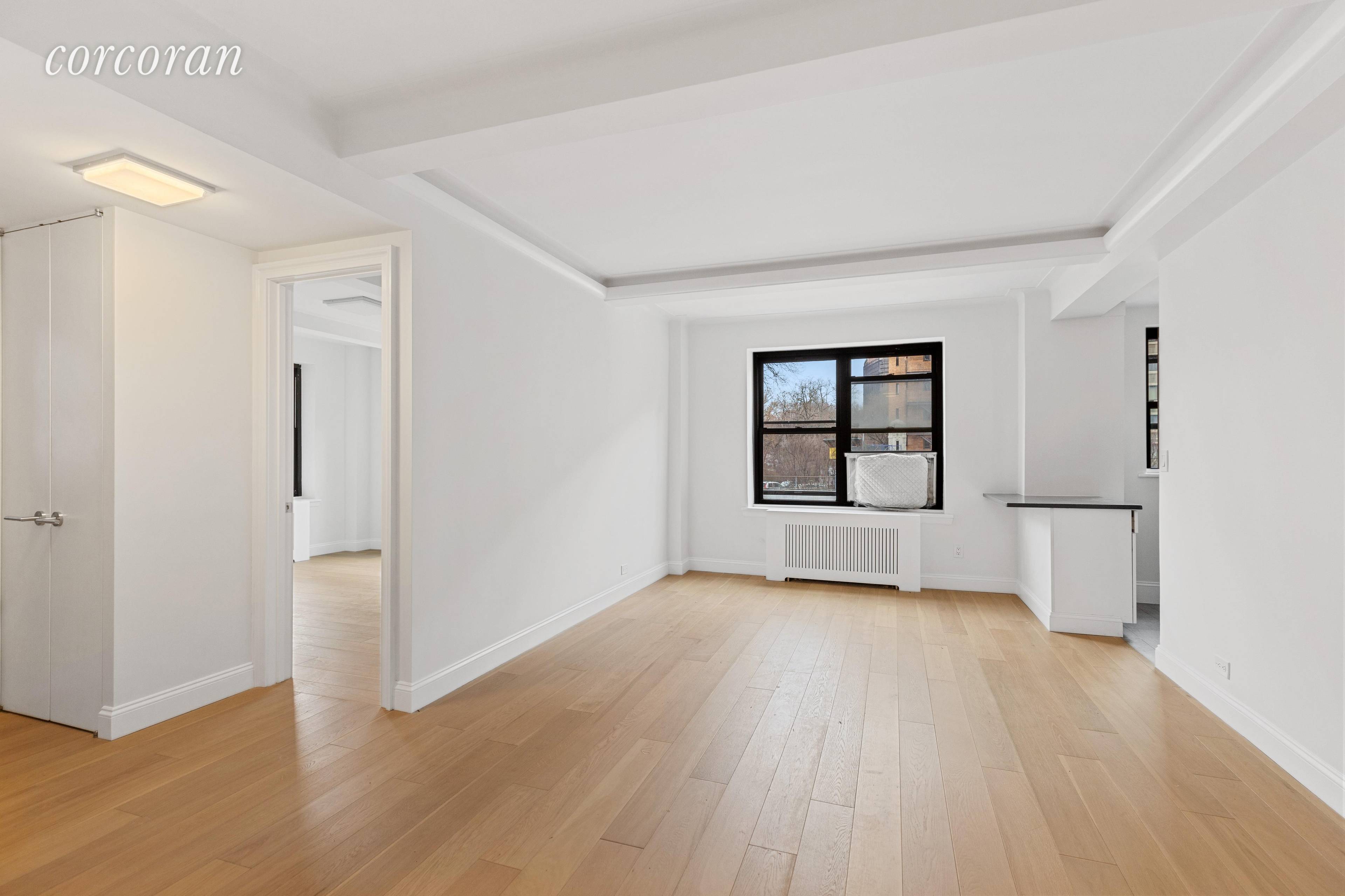 NO FEE Price reduction Be the first to live in this newly renovated 2 bedroom 1 bath home in a luxury condominium in the perfect UWS location.