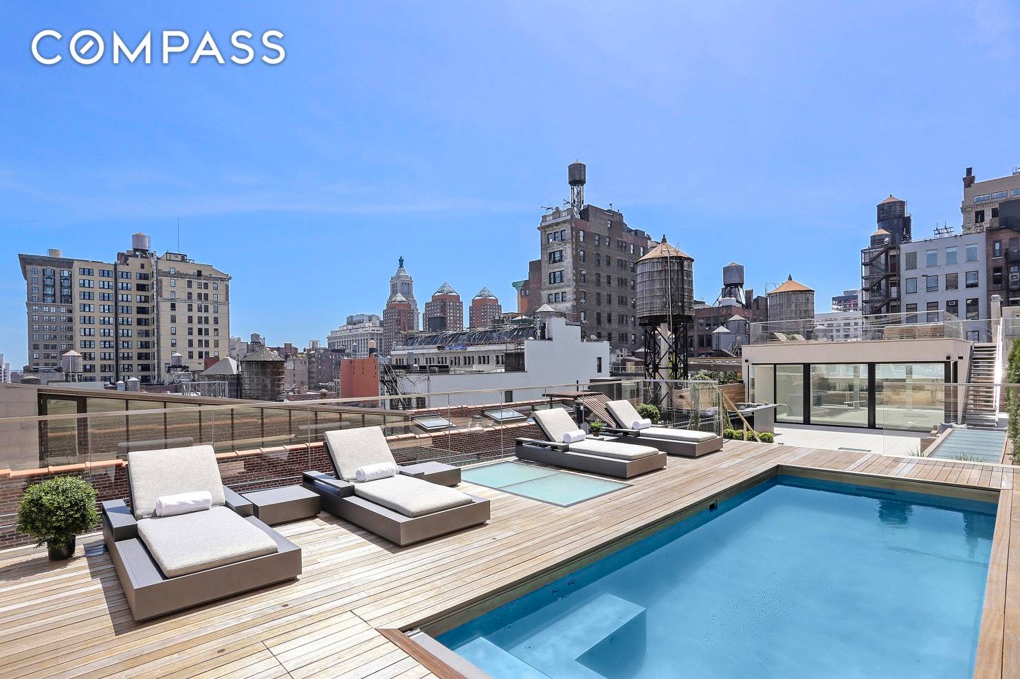 NEW 6000 SF PENTHOUSE w POOL 4000 SF PRIVATE ROOF TERRACE Here is the freshly created, designer dream PENTHOUSE LOFT that sets a new standard in downtown living a shining ...