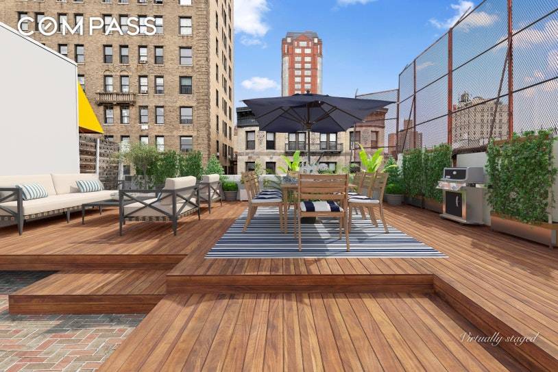Outdoor Space Dream ! ! 1000 square feet PRIVATE terrace A modern gem awaits you right off Central Park West, in the beautiful Upper West Side neighborhood of Manhattan Valley ...