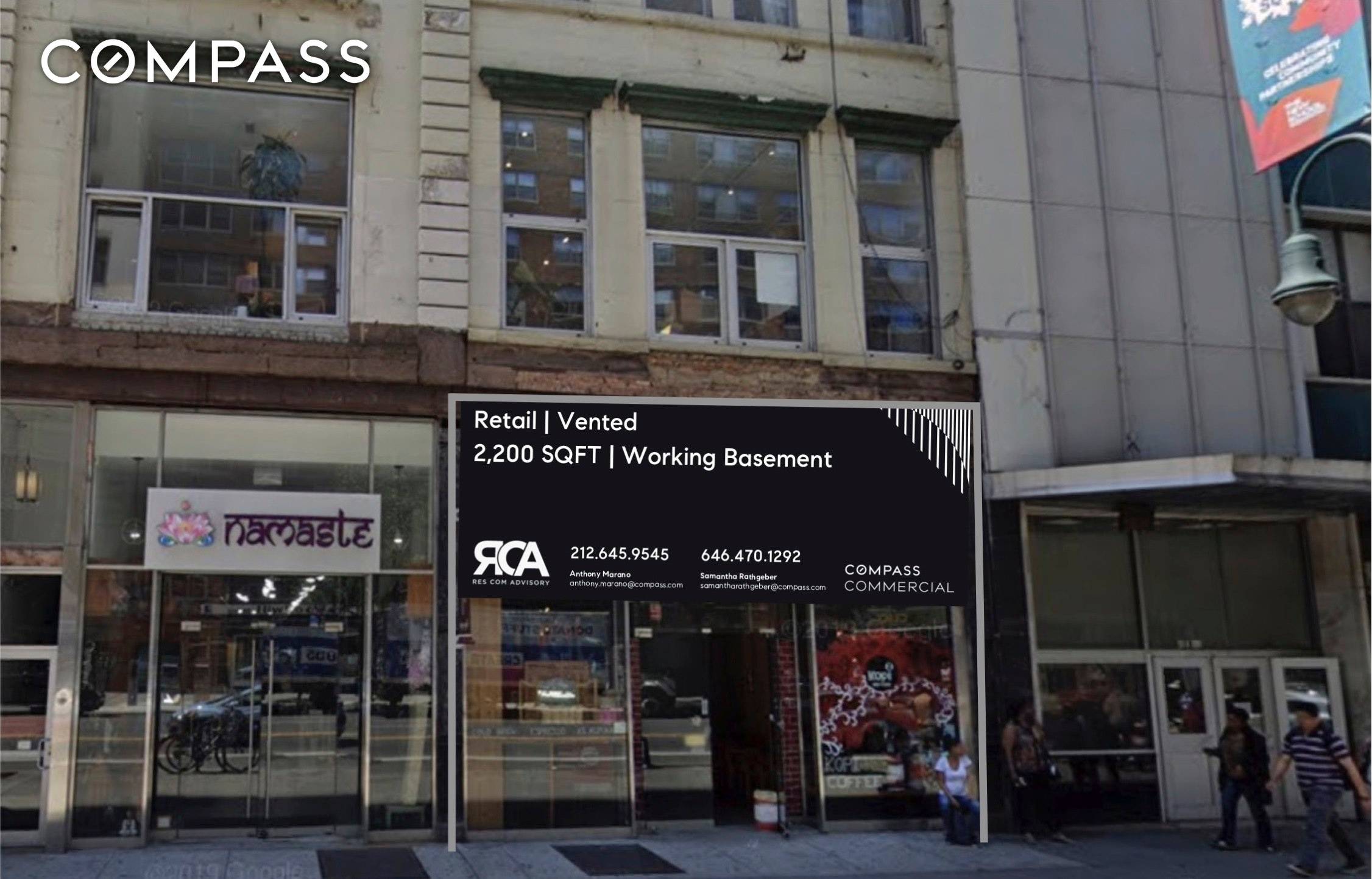 EMAIL FOR FULL SET UP Compass has been retained to offer 4 6 West 14th Street Retail for Lease in Union Square.