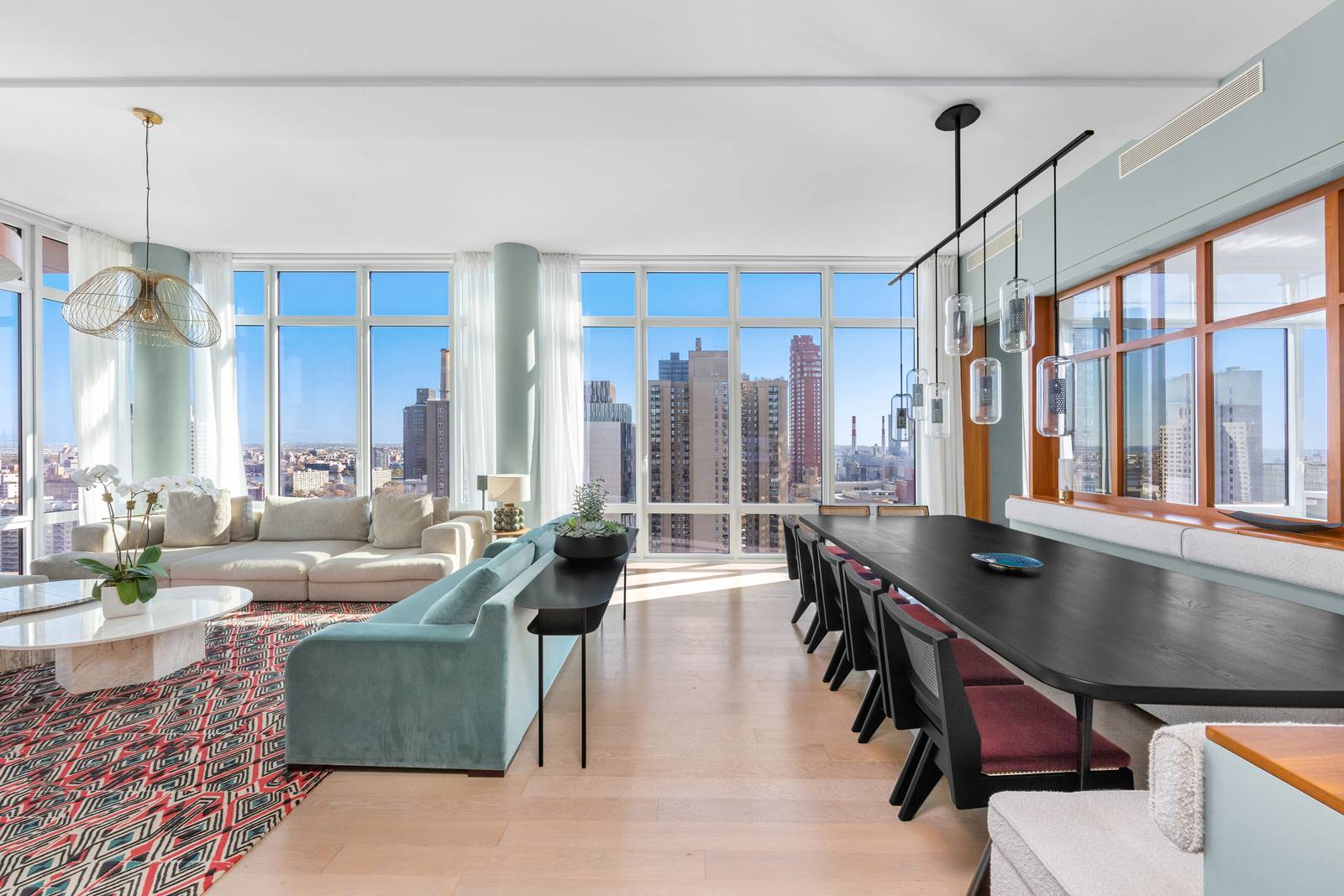 Endless City Views in this Full Floor Masterpiece An impeccable full floor sky palace with custom upgrades and designer furniture and finishes, this stunning 4 bedroom, 4 bathroom condo combines ...