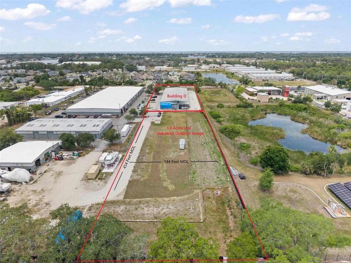 Building D and 1.5 Acres IOS Yard Looking West