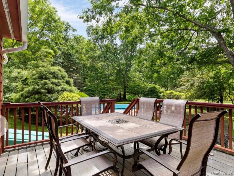 View of deck