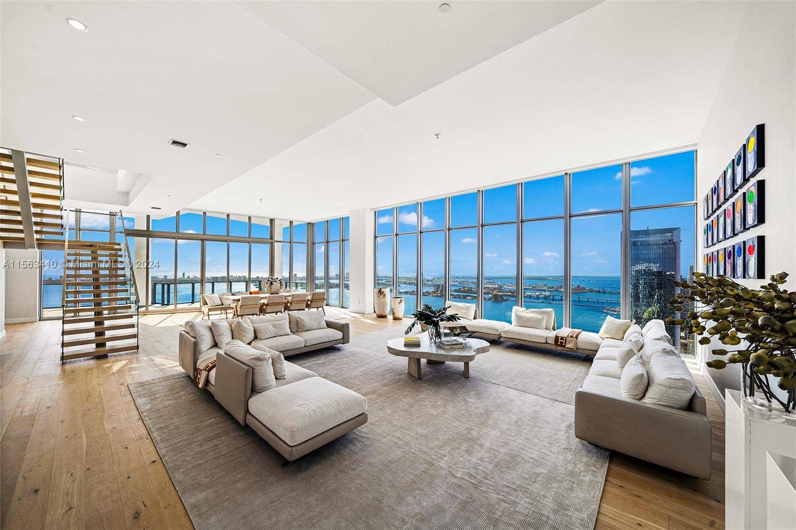 This 11, 884sf Penthouse possesses qualities that set it apart from any penthouse in Miami.