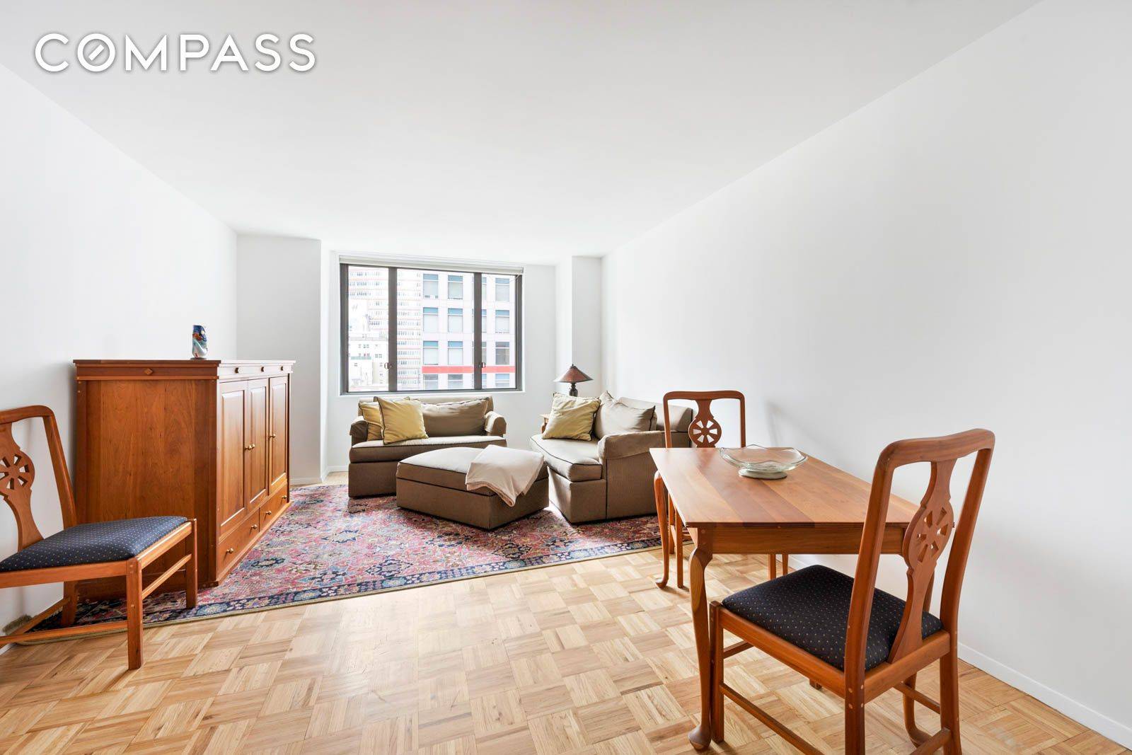 The maintence on this beautifully renovated one bedroom is only 1, 004 a month.