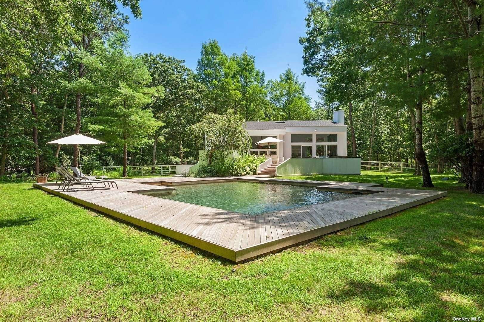 Private oasis South of the Highway in Wainscott.