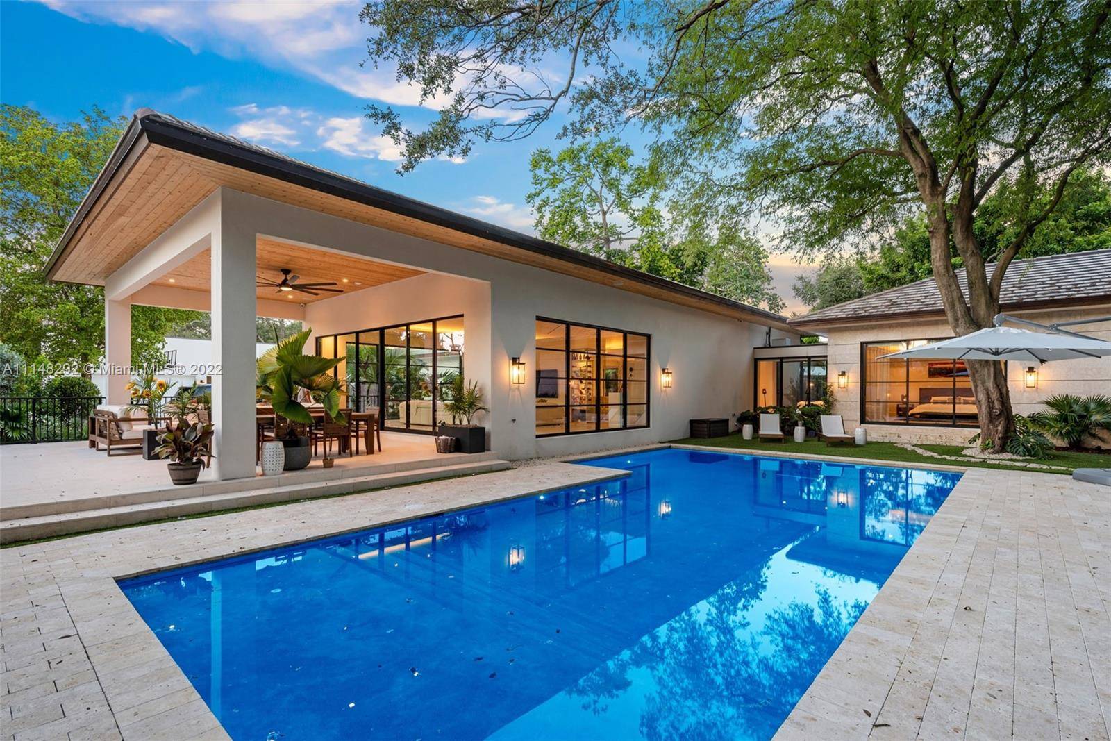 Discover this secluded Tropical style oasis in the heart of Miami.