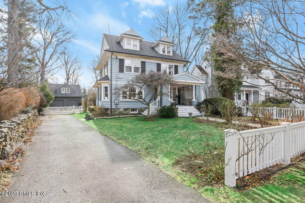 Located south of the village in Old Greenwich, a charming furnished 6 bedroom, 3 full bath Colonial with private, oversized backyard and large flagstone patio for outdoor living.