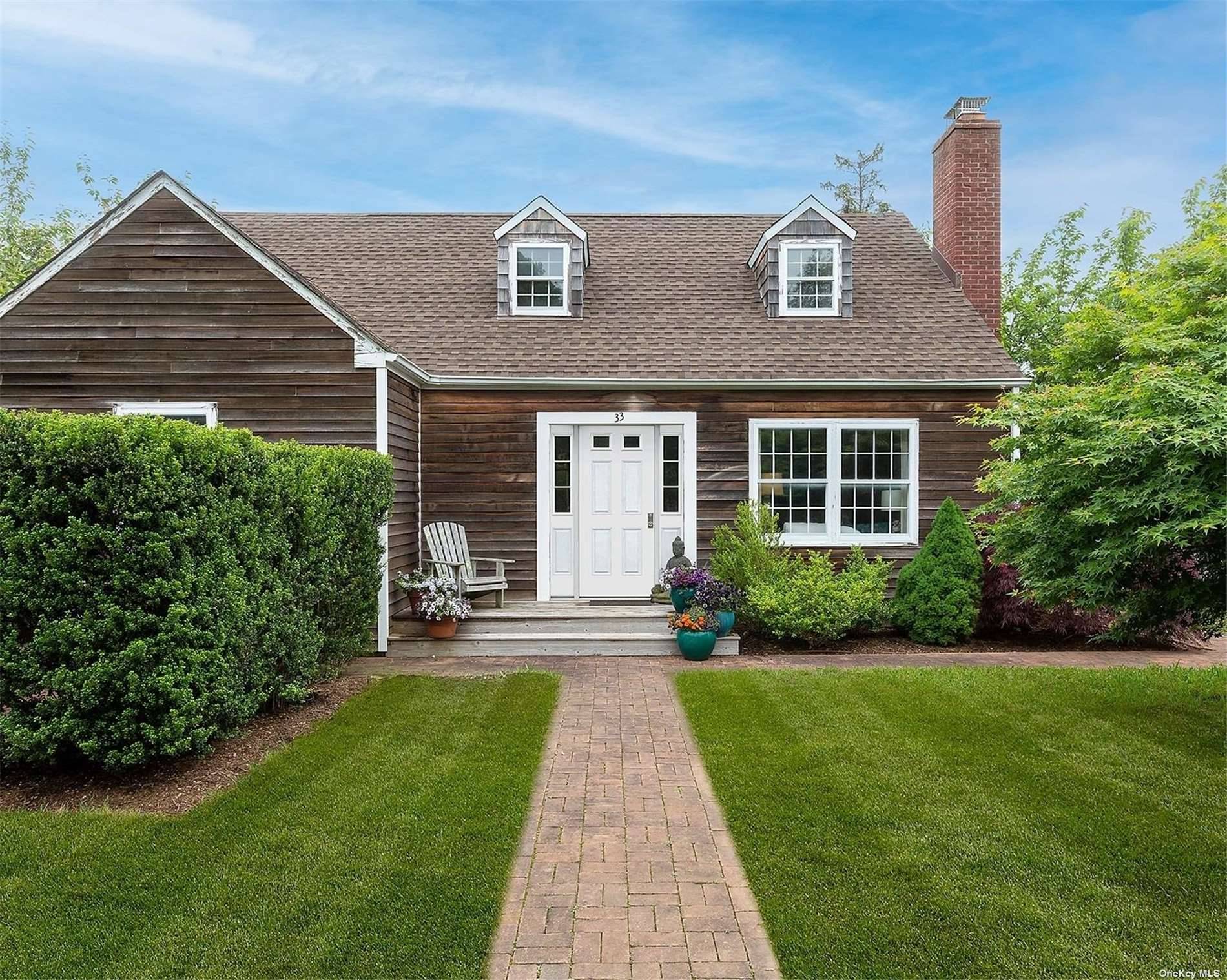 Light Filled Village Perfection Charming and spacious, this classic Hamptons home is located on one of the widest streets in Sag Harbor Village.