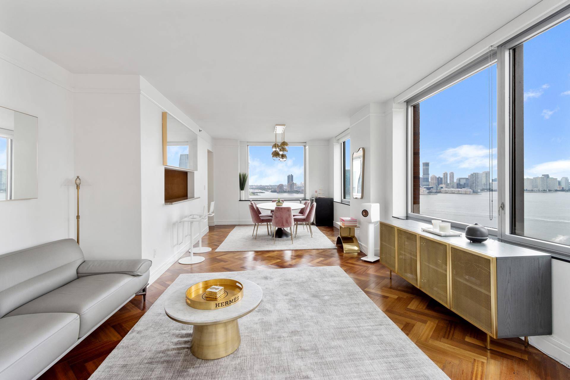This breathtaking corner 2 bedroom, 2 1 2 bathroom apartment is located in The Ritz Carlton Residences, Battery Park City's most distinctive full service, luxury condominium.