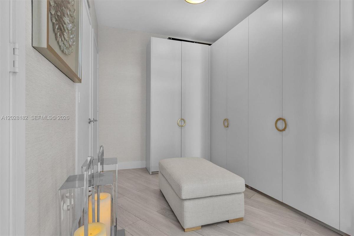 Extra closet/den