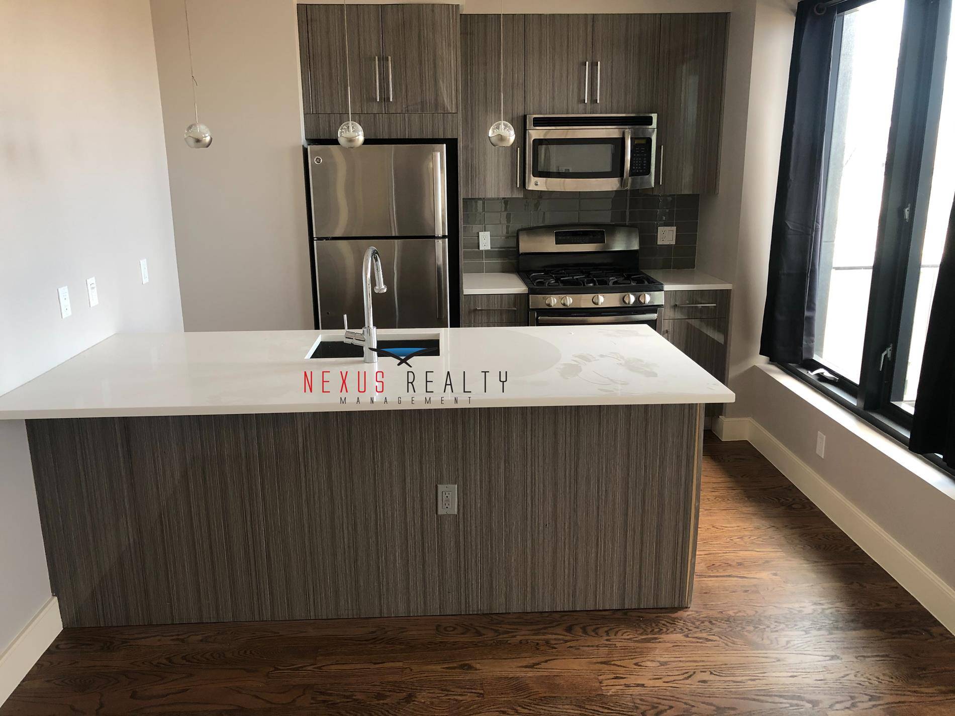 Brand new 1 Bedroom apartment in Astoria 2500 NO BROKERS FEESunny queen size bedroom with double closet on the 3rd floor in a high end elevator buildingGorgeous island kitchen with ...