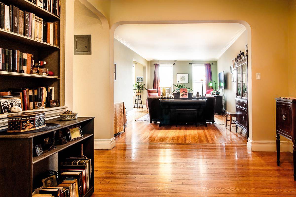 Spacious, sunny, one bedroom plus, in a classic, pre war elevator building in Windsor Terrace.