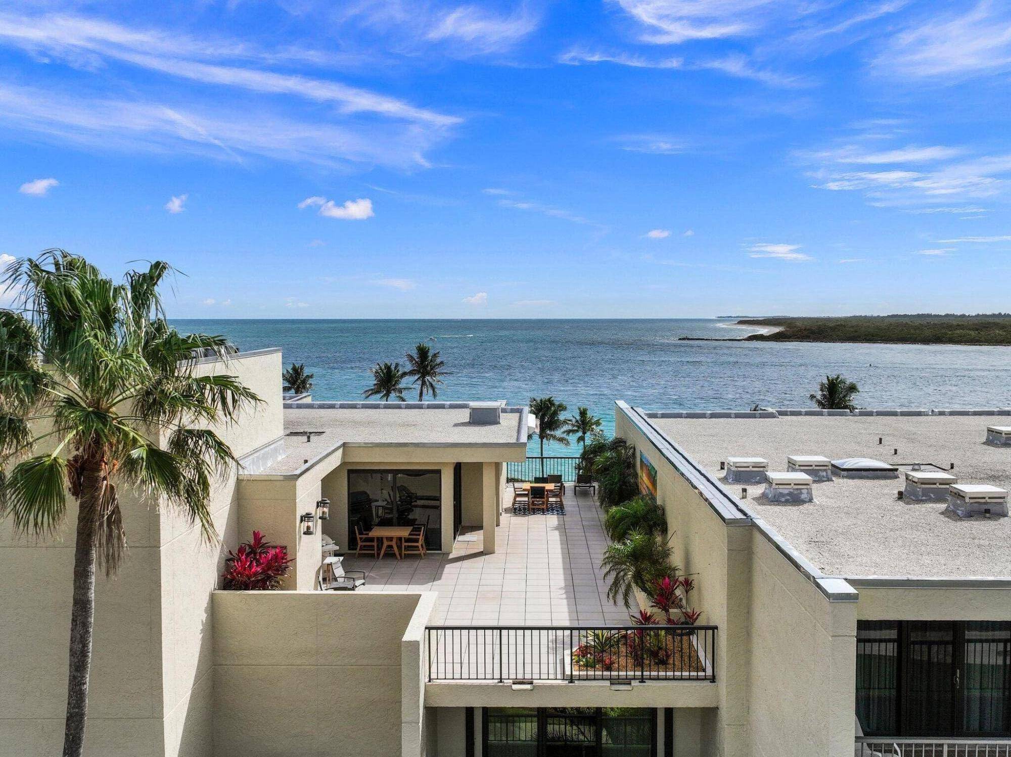 Indulge in breathtaking sunrise to sunset views from this stunningly renovated Sailfish Point Penthouse.