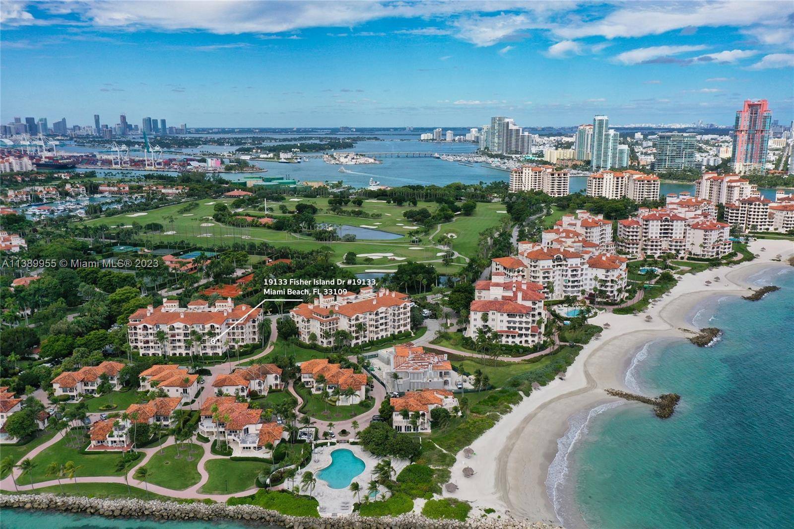 Welcome to paradise, Fisher Island, the most prestigious address in South Florida only to be reached by Ferry !