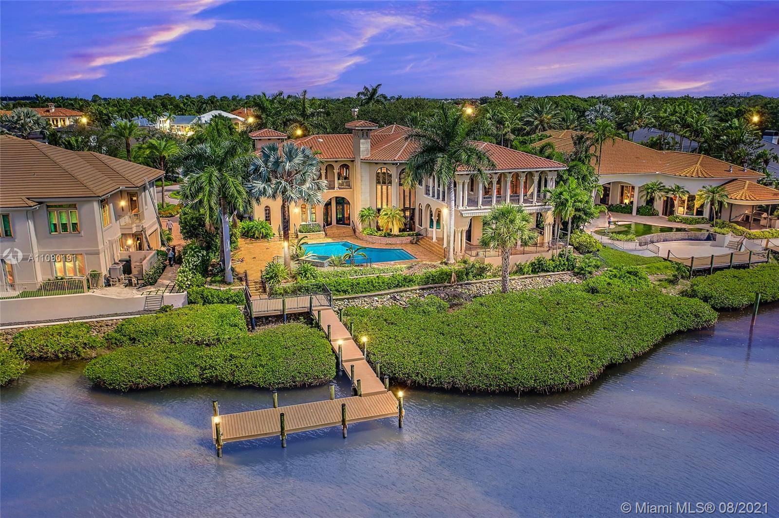Waterfront Estate home with over 8, 100 square feet of luxury living.