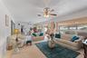 Large family room and informal eating areas.