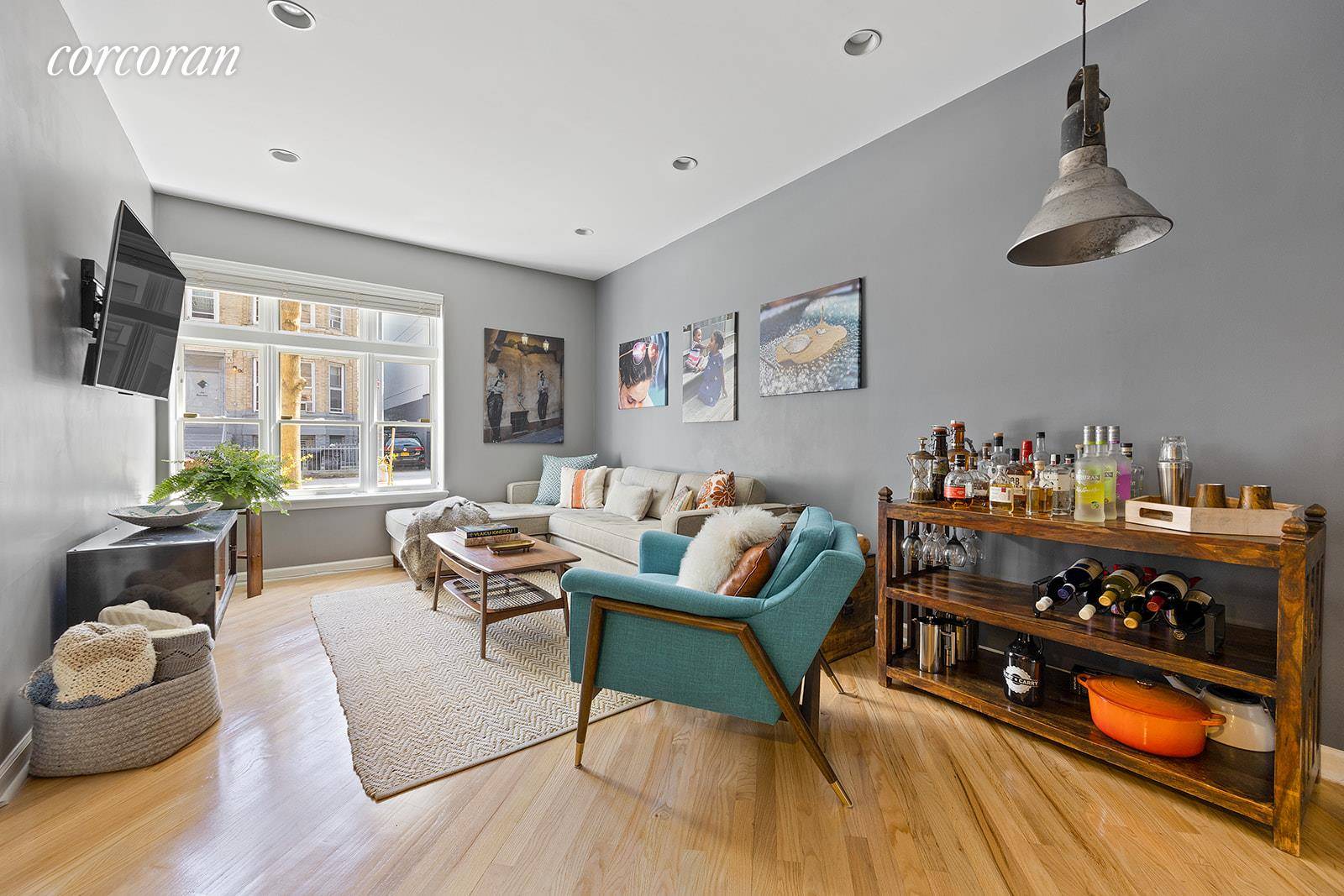 BESPOKE duplex condominium with TONS of storage is new to the market at 215 Parkville Avenue in Brooklyn's Kensington neighborhood.