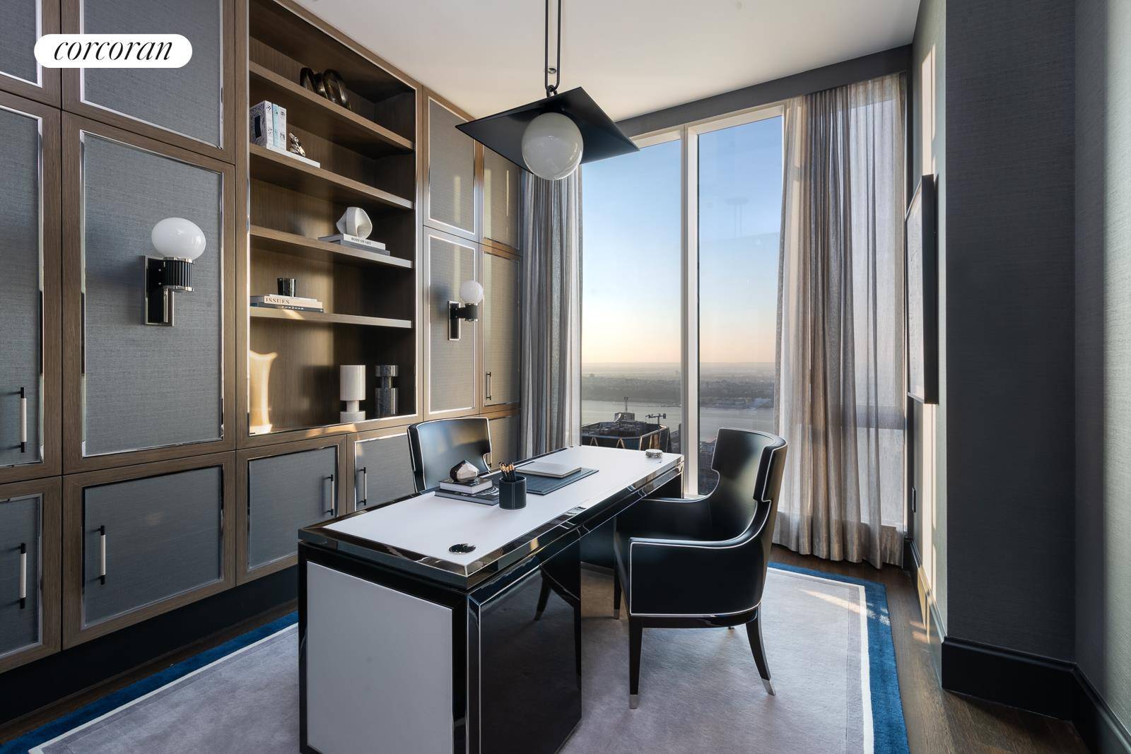 Reside over 600' above New York City in this residence at Central Park Tower.