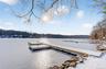 Dock featuring a water view