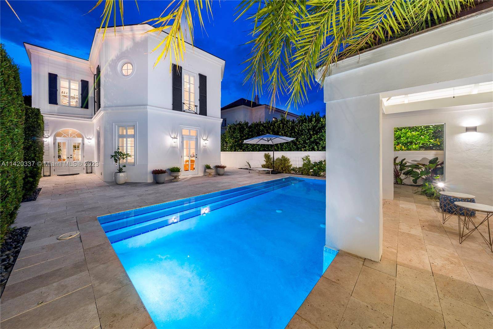 Open for showings ! Experience refined living in Coral Gables' French Village.