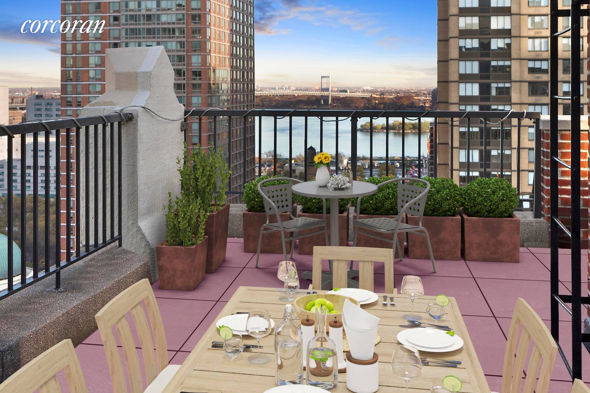 Carnegie Hill Penthouse with Fantastic Wrap Terrace.