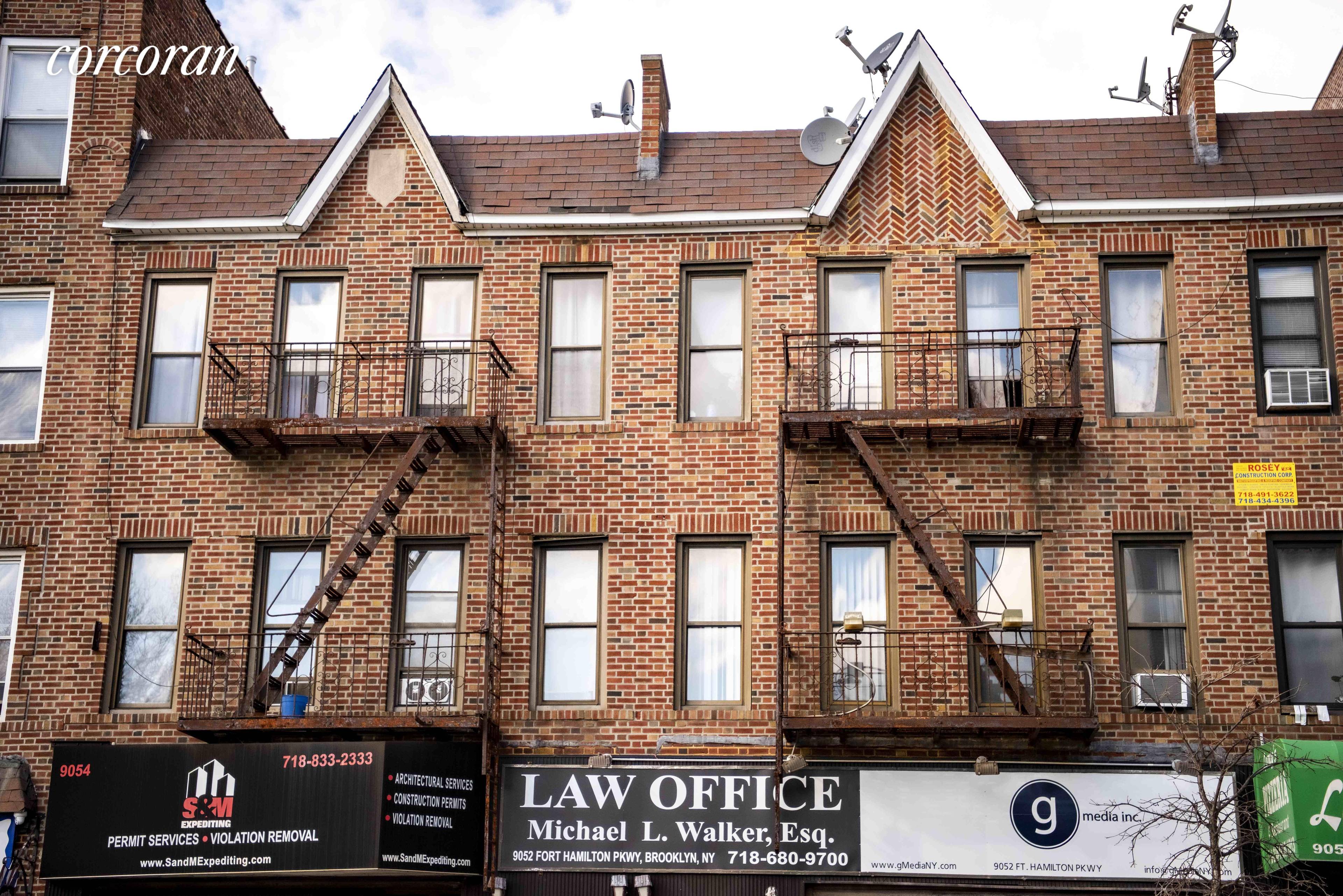Your chance to own two adjacent buildings in Prime Bay Ridge on Fort Hamilton Parkway !
