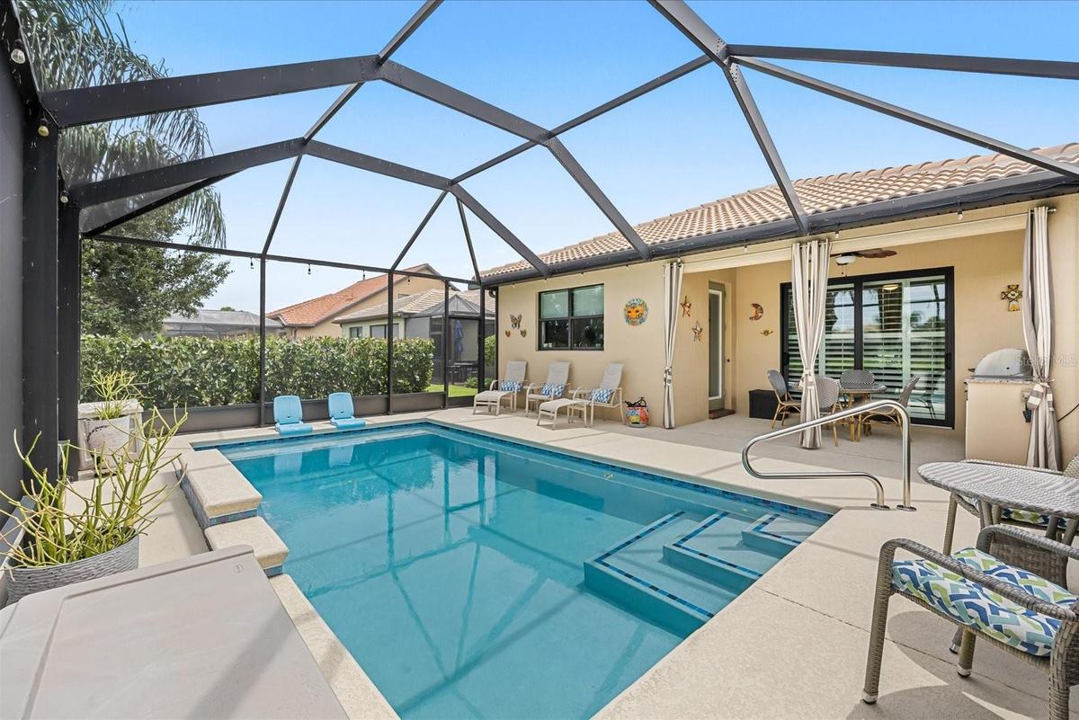 Private Backyard Heated Saltwater Pool