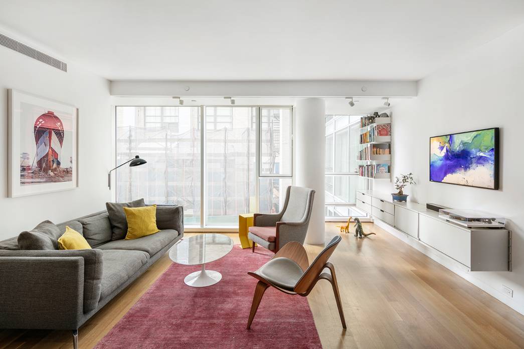 Stunning turn key two bedroom in the Richard Meier building the most coveted address on Prospect Park.