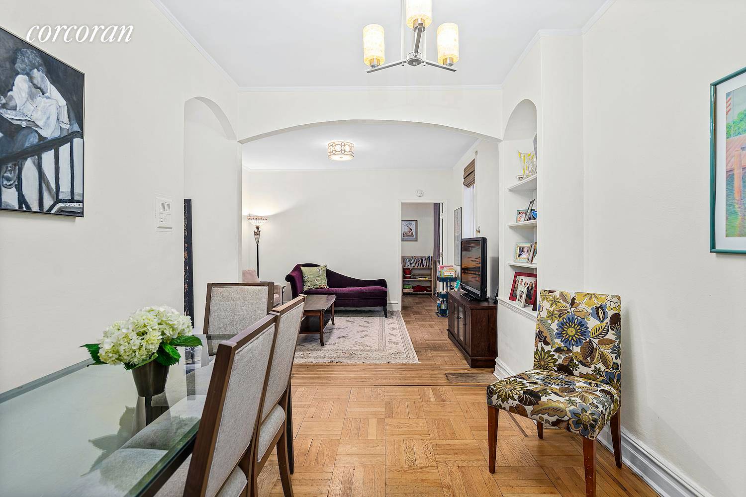 140 Eighth Avenue is coveted for its proximity to Prospect Park, bucolic double courtyard, and exemplary Art Deco details.