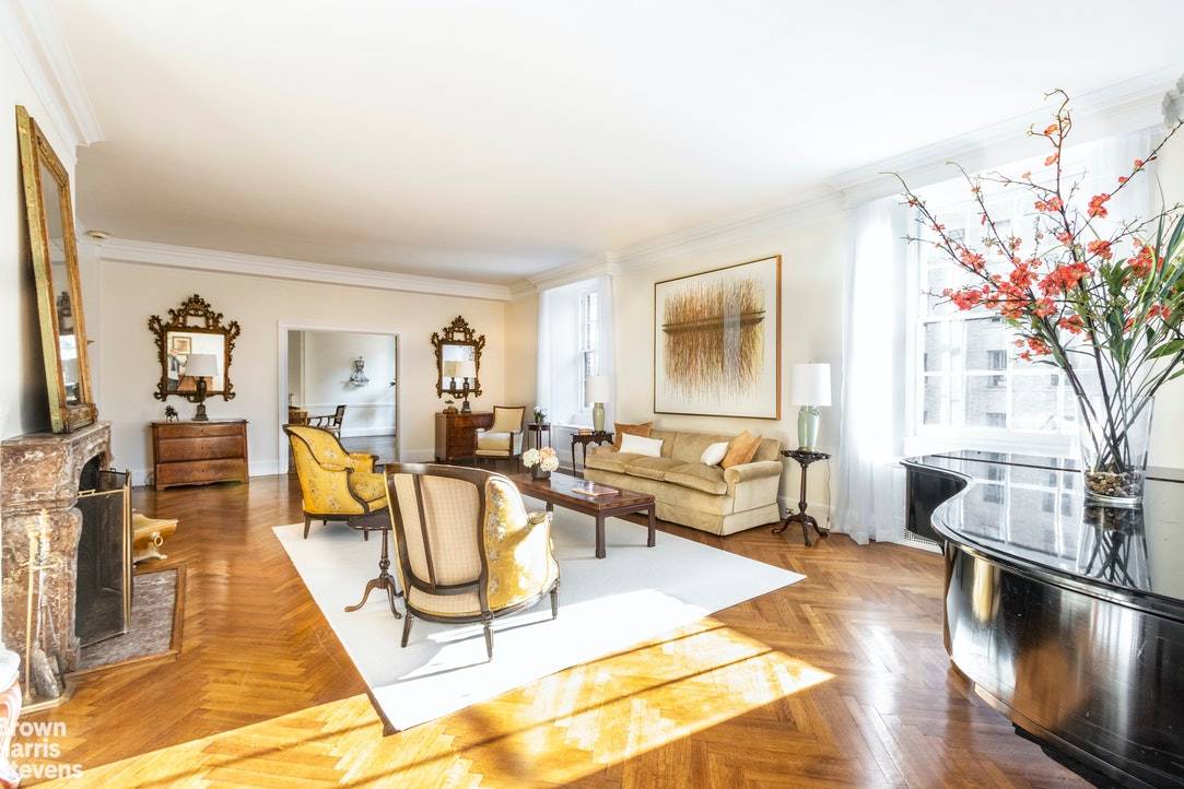 Ideally located in one of Park Avenue's finest prewar cooperatives, at the corner of 72nd Street, this extraordinary 14 room residence has massive proportions and 100 feet of Park Avenue ...