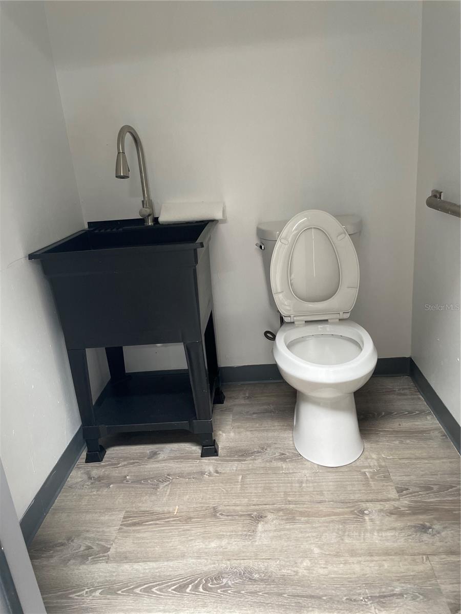 Bath Room right outside of office area