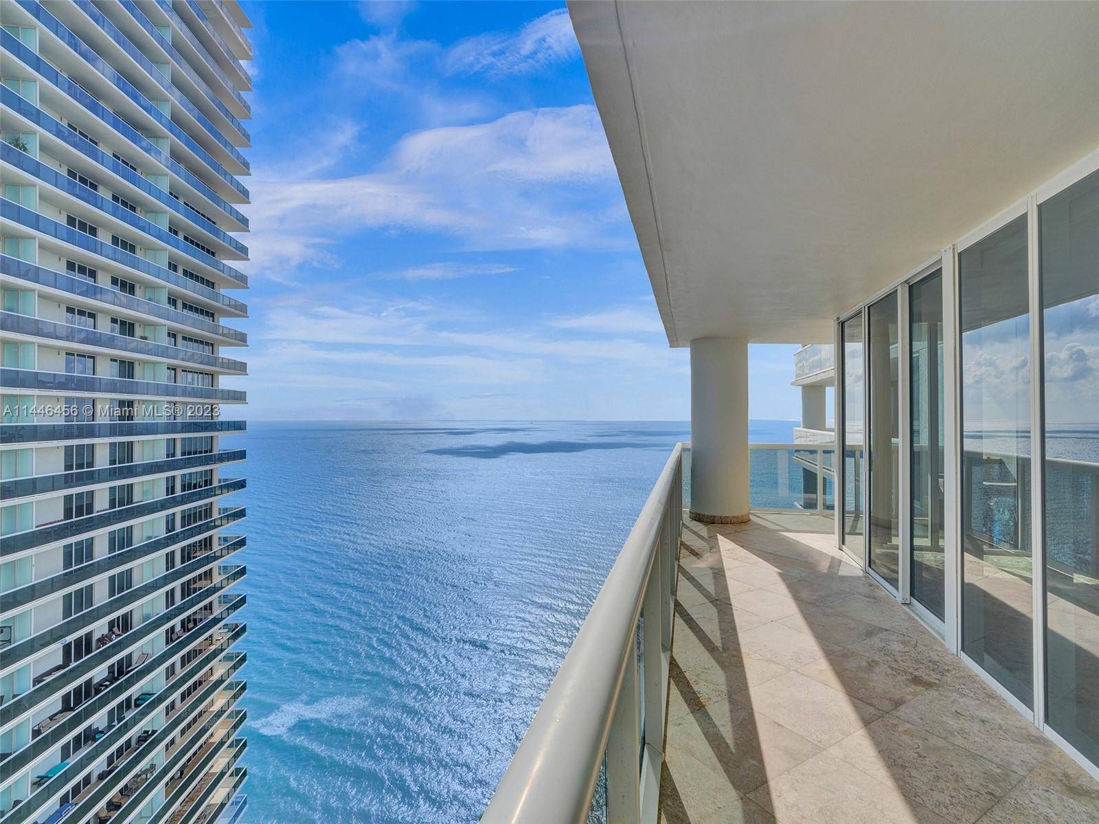 Expansive 2 bed 2 bath corner unit on the 39th floor of the renowned Beach Club.