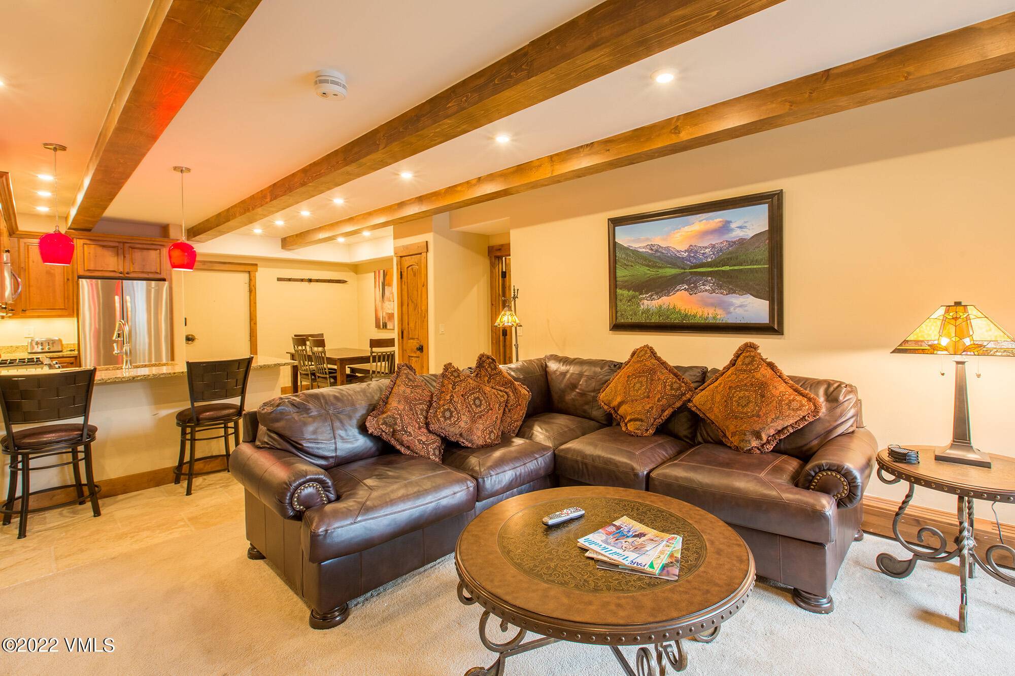 Large 2 bedroom in the heart of Vail Villages surrounded by Vail Village's 5 star hotel and steps to restaurants shops.