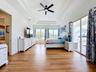 Spacious primary suite