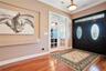 Foyer with View of French Door Entry to 4th Bedroom (currently office)