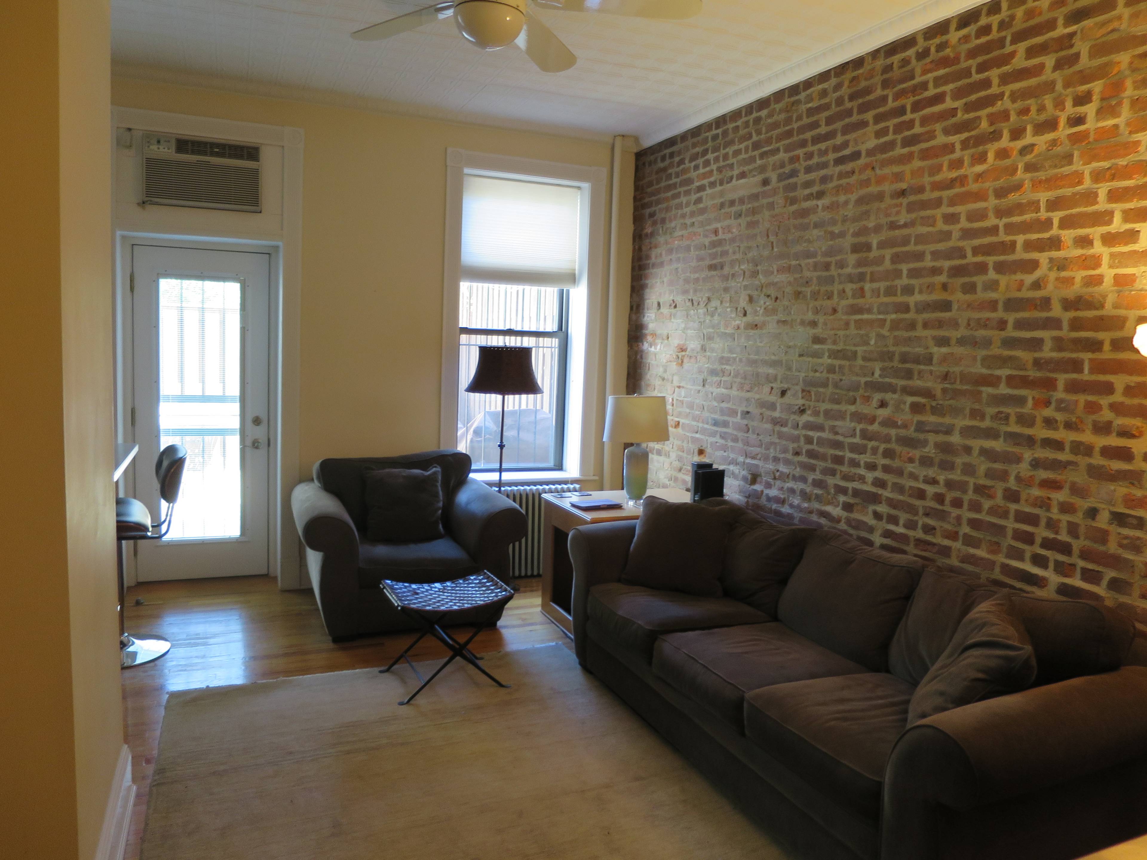 NO FEE ! Beautiful 1 bedroom apartment with huge deck for rent on 12th Street between 7th amp ; 8th Avenues in South Slope, Beautiful wood floors throughout, custom maple ...